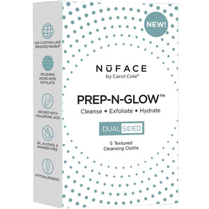 Lingettes nettoyantes Prep-N-Glow NuFACE